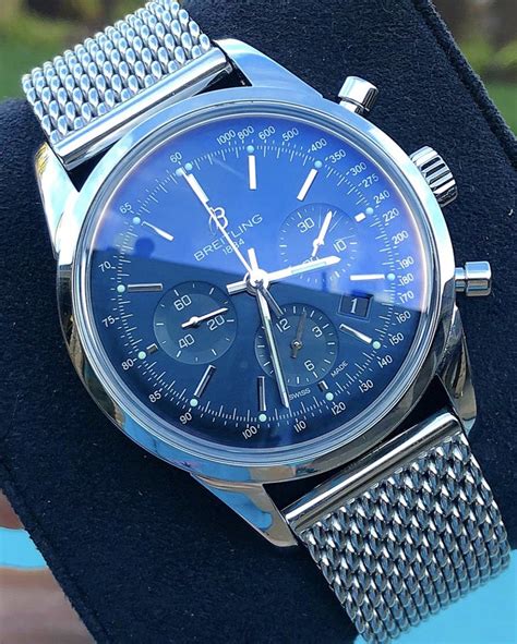 breitling blue transocean|Breitling Transocean chronograph for sale.